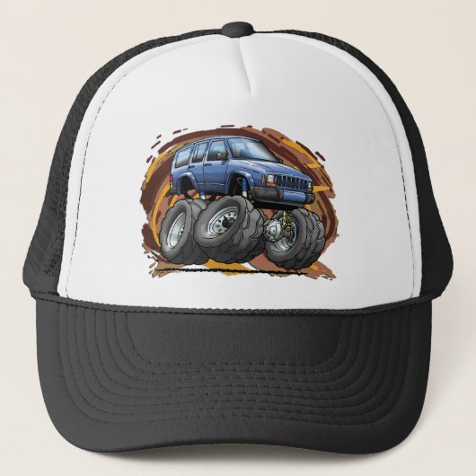 Blue_Cherokee Trucker Pet (Voorkant)