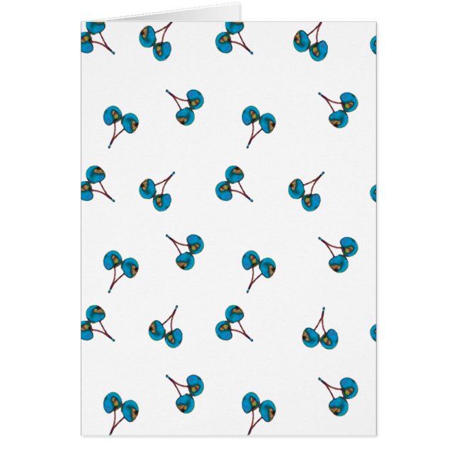 Blue Cherry Pattern (Voorkant)