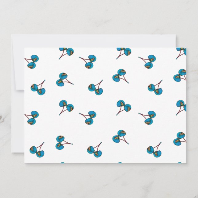 Blue Cherry Pattern (Voorkant)