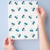 Blue Cherry Pattern Flyer (Hand)