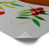 Blue Cherry Tree Woman Poster (Hoek)