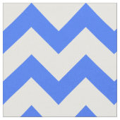 Blue Chevron Pattern Stof (Close Up)