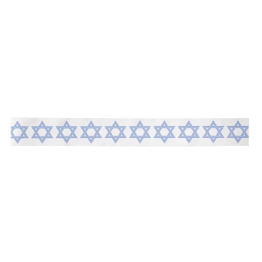 Blue Chevron Star van David Hanukkah Lint (Voorkant)