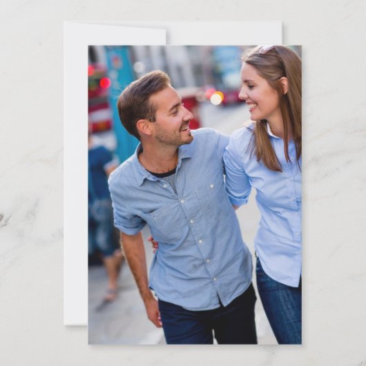 Blue Chevron Vous A Entrer ? Save the date (Dos)