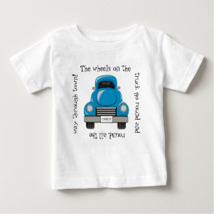 Blue Chevy Truck Wheels gaat rond Shirt