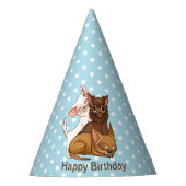 Blue Chihuahua Party Pet Feesthoedjes (Voorkant)