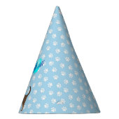 Blue Chihuahua Party Pet Feesthoedjes (Rechts)