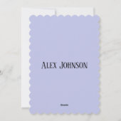 Blue Childish Birthday Invitation Card – Fun Kid (Dos)