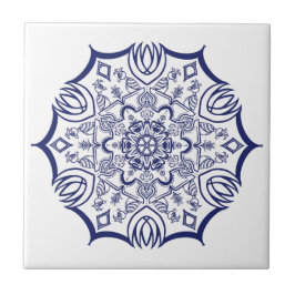 Blue China design Tegeltje