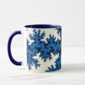 Blue China Snowflake Mok (Links)