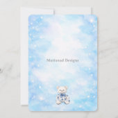 Blue Chinoiserie Baby Shower Invitation (Dos)