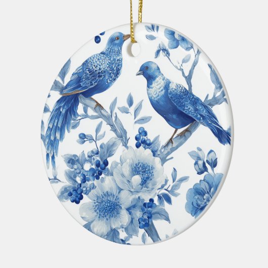 Blue Chinoiserie Christmas Ornament (Links)