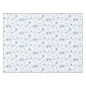 Blue Chinoiserie Dragonfly Floral Tafelkleed (Voorkant (Horizontaal))