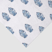 Blue Chinoiserie Ginger Jar Jars tissue Tissuepapier (Detail)