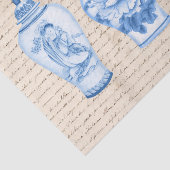 Blue Chinoiserie Ginger Jars ontkoppeling Tissuepapier (Detail)