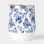 Blue Chinoiserie Monogram  (Droite)