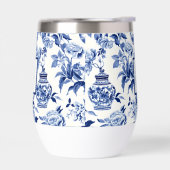 Blue Chinoiserie Monogram (Gauche)