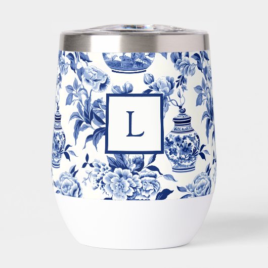Blue Chinoiserie Monogram  (Avant)