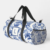 Blue Chinoiserie Monogram  Plunjezak (Rechterhoek)