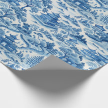 Blue Chinoiserie Porcelaine Chinees