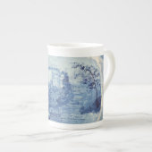 Blue Chinoiserie Porselein Kop (Voorkant rechts)