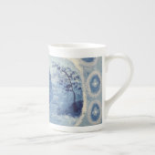 Blue Chinoiserie Porselein Kop (Rechts)
