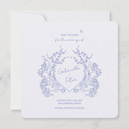 Blue Chinoiserie Save the Date