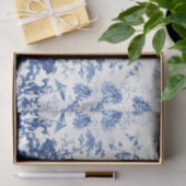 Blue Chinoiserie Tissuepapier (Geschenk)