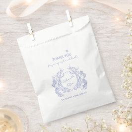 Blue Chinoiserie Wedding Bedankzakje