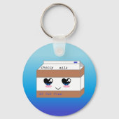 Blue Choccy Button Sleutelhanger (Voorkant)