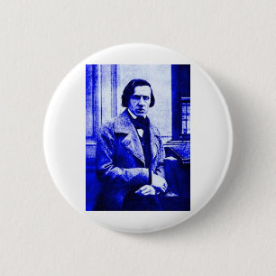 Blue Chopin Ronde Button 5,7 Cm
