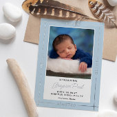 Blue Chosen Loved Introduction Folie Uitnodiging