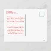 Blue Christmas Crew Family of Five Photo Holiday Feestdagenkaart (Achterkant)