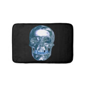Blue Chrome Skull Bath Mat (Voorkant)