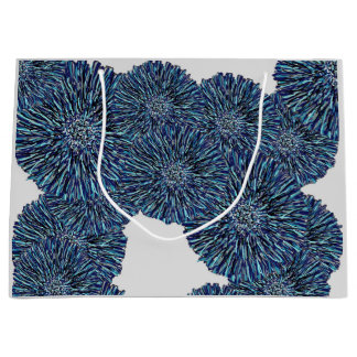 Blue Chrysanthemum Groot Cadeauzakje