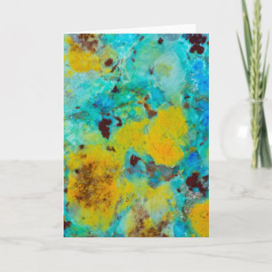 Blue Chrysocola Jasper Kaart