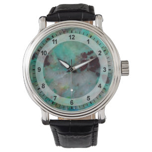 Blue Chrysocolla Jasper Horloge
