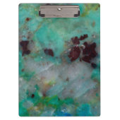 Blue Chrysocolla Jasper Klembord (Voorkant)