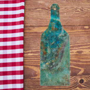 Blue Chrysocolla Mineral Stone Snijplank