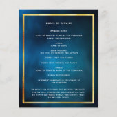 Blue ciel or photo programme funéraire (Dos)