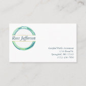 Blue Circle-Logo Visitekaartje (Voorkant)