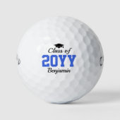 Blue Class van 2025 gepersonaliseerd Afstuderen Golfballen (Voorkant)