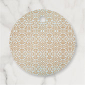 Blue Classic Boy Baby shower Bedankjes Labels (Achterkant)