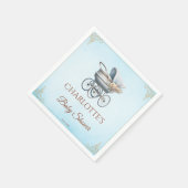 Blue  Classic Boy Baby shower Servet (Hoek)