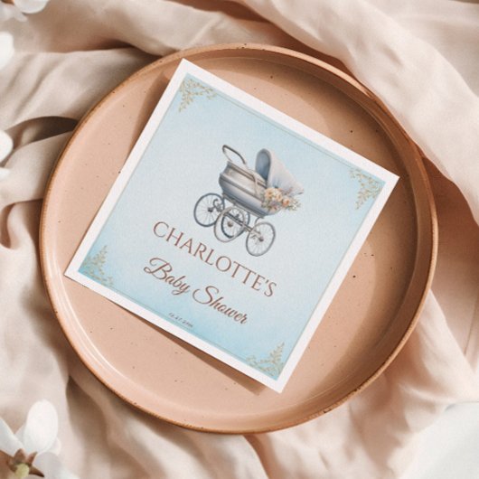 Blue  Classic Boy Baby shower Servet