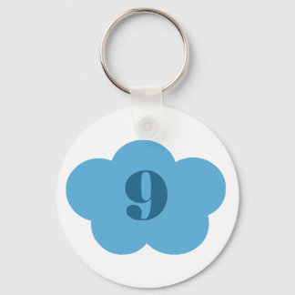 Blue Cloud 9-Sleutelhanger Sleutelhanger