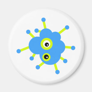 Blue Cloud Germ Magneet