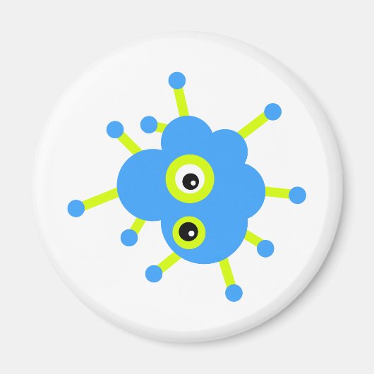 Blue Cloud Germ Magneet (Voorkant)
