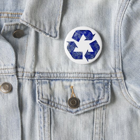 Blue Cloud Recycling Button (In situ)