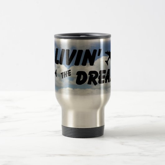 Blue Cloud Travel Mug Reisbeker (Center)